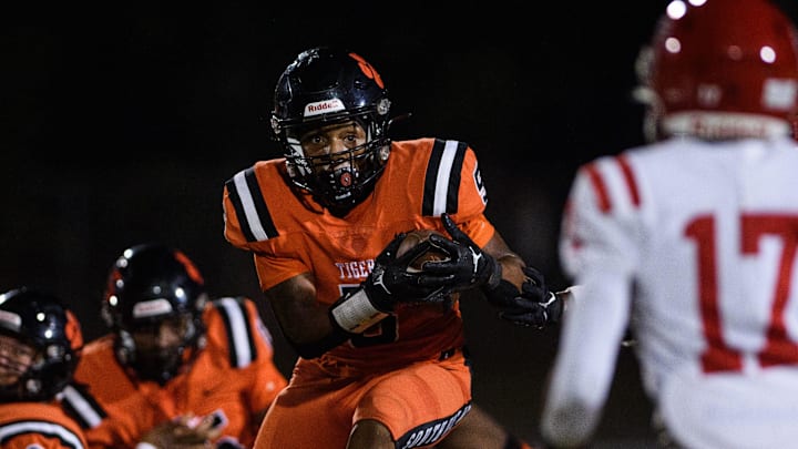 South View's Rashad Dockery, shown in a game from last season, rushed for a school record 320-yards and North Carolina state record eight touchdowns in his team's 57-0 win over Gray Creek on Friday.