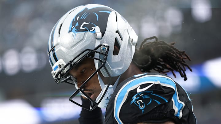 Carolina Panthers running back Rico Dowdle