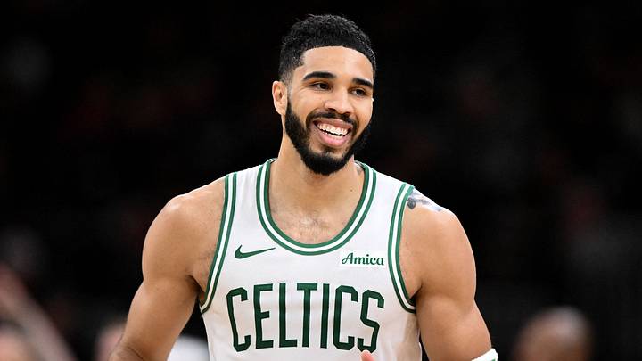 Boston Celtics, Jayson Tatum, Los Angeles Lakers, Luka Doncic. Mandatory Credit: Brian Fluharty-Imagn Images