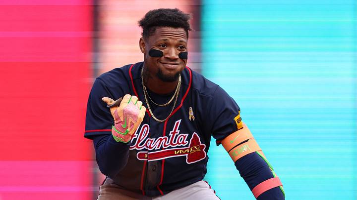 Atlanta Braves right fielder Ronald Acuna Jr. Atlanta Braves right fielder Ronald Acuna Jr.
