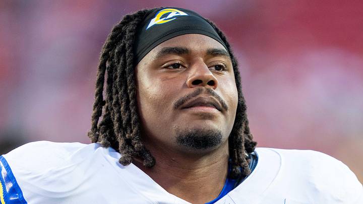 Los Angeles Rams defensive tackle Ty Hamilton. Los Angeles Rams defensive tackle Ty Hamilton.