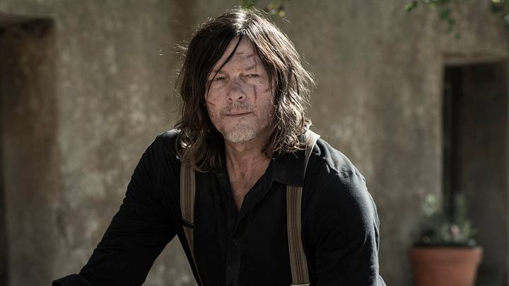 Norman Reedus as Daryl Dixon - The Walking Dead: Daryl Dixon _ Season 3 - Photo Credit: Manuel Fernandez-Valdes/AMC Norman Reedus as Daryl Dixon - The Walking Dead: Daryl Dixon _ Season 3 - Photo Credit: Manuel Fernandez-Valdes/AMC