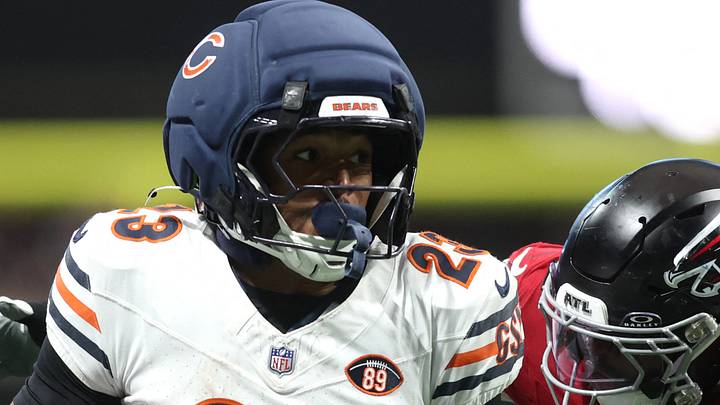Chicago Bears running back Roschon Johnson 
