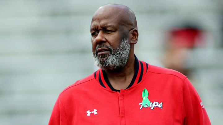 Maryland head coach Mike Locksley.