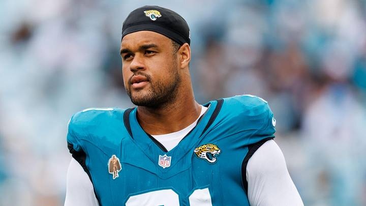 Sep 7, 2025; Jacksonville, Florida, USA; Jacksonville Jaguars defensive tackle Arik Armstead (91) against the Carolina Panthers at EverBank Stadium. Mandatory Credit: Morgan Tencza-Imagn Images Sep 7, 2025; Jacksonville, Florida, USA; Jacksonville Jaguars defensive tackle Arik Armstead (91) against the Carolina Panthers at EverBank Stadium. Mandatory Credit: Morgan Tencza-Imagn Images