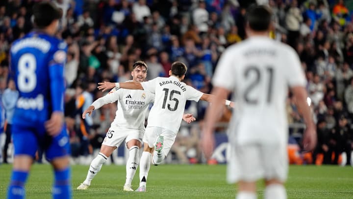 Arda Güler marcou um belo gol no primeiro tempo Arda Güler marcou um belo gol no primeiro tempo