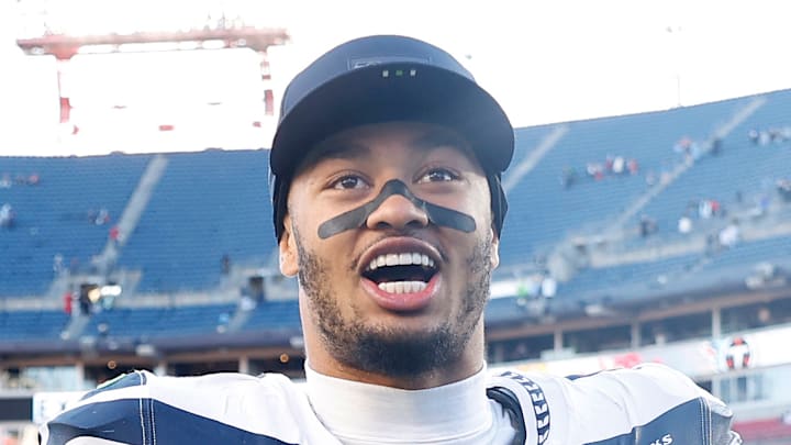 Jaxon Smith-Njigba of the Seattle Seahawks Jaxon Smith-Njigba of the Seattle Seahawks