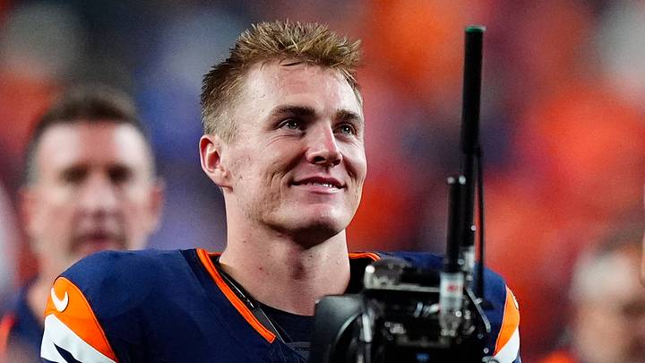 Denver Broncos quarterback Bo Nix