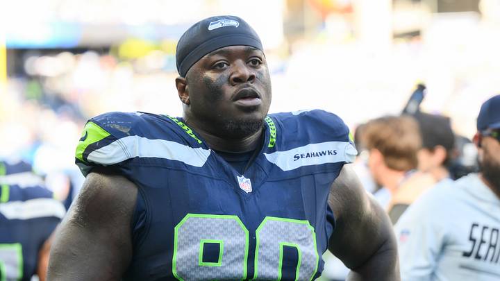 Oct 4, 2026; Seattle, Washington, USA; Seattle Seahawks defensive tackle Jarran Reed (90) during the game against the Los Angeles Chargers at Lumen Field. Mandatory Credit: Steven Bisig-Imagn Images Oct 4, 2026; Seattle, Washington, USA; Seattle Seahawks defensive tackle Jarran Reed (90) during the game against the Los Angeles Chargers at Lumen Field. Mandatory Credit: Steven Bisig-Imagn Images