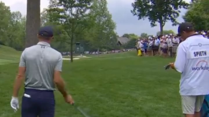 Jordan Spieth was tired of seeing his good shots getting "boned." 