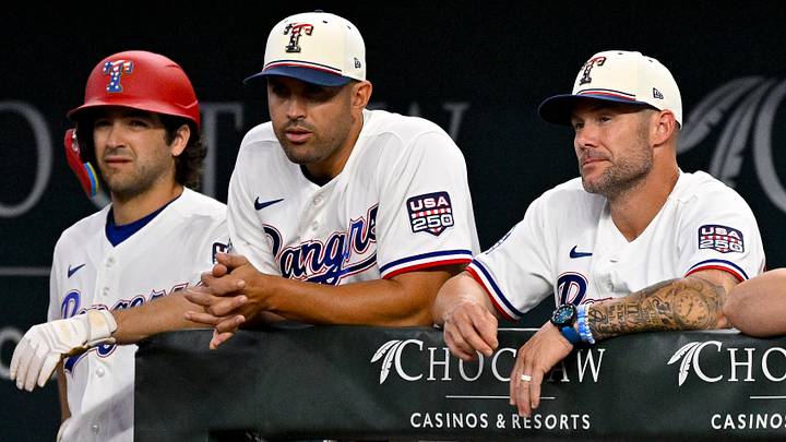 Texas Rangers manager Skip Schumaker. Texas Rangers manager Skip Schumaker.