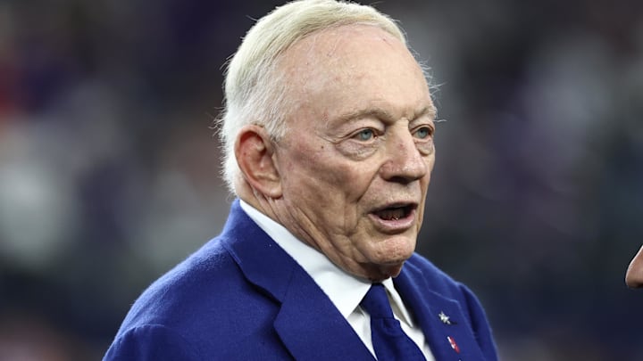 Dallas Cowboys owner Jerry Jones before a game against the Minnesota Vikings.