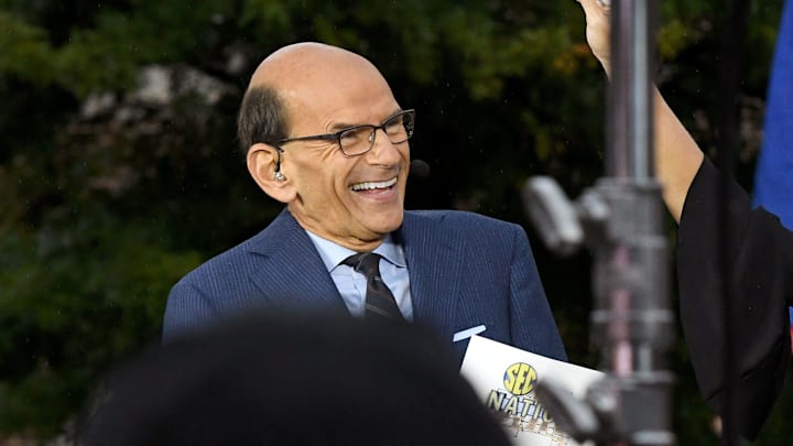 A joke with Paul Finebaum