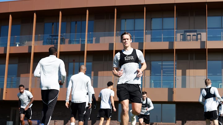 Leicester City Training & Press Conference Leicester City Training & Press Conference