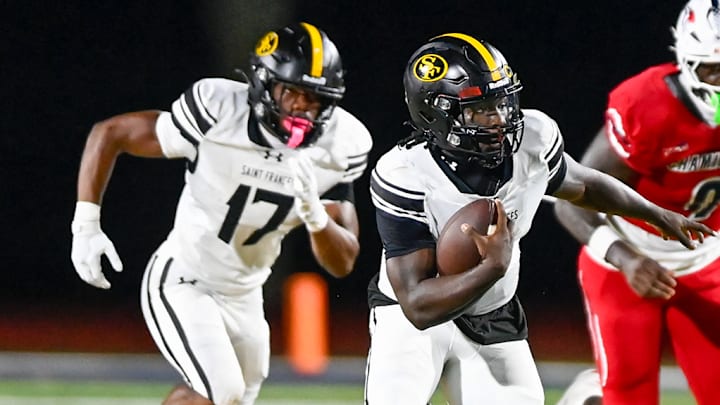 St. Frances Academy has been chasing a national championship ever since it emerged as a national program in 2017. The newly minuted No. 1 Panthers will be in line to achieve that lofty goal with a win over arch-rival and second-ranked IMG Academy next week.