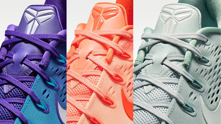 The Nike Kobe 9 Low Protro is marked down in three colorways. The Nike Kobe 9 Low Protro is marked down in three colorways.