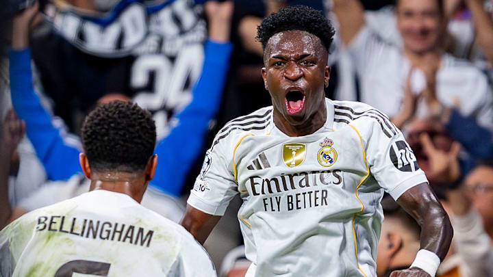 Jude Bellingham (left) and Vinícius Júnior stole headlines in Sunday’s El Clásico.