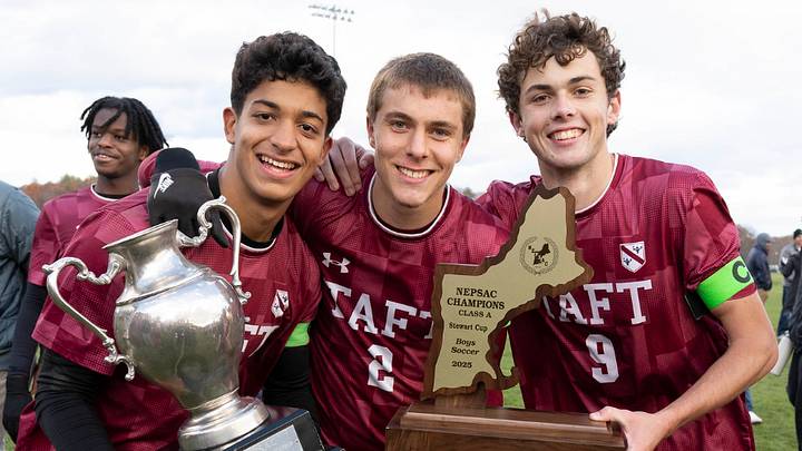 Taft players celebrate last year's NEPSAC A title. The powerhouse program starts the year at No. 1 in the High School on SI Prep Top 15. Taft players celebrate last year's NEPSAC A title. The powerhouse program starts the year at No. 1 in the High School on SI Prep Top 15.