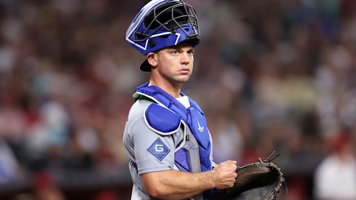 Los Angeles Dodgers catcher Ben Rortvedt Los Angeles Dodgers catcher Ben Rortvedt