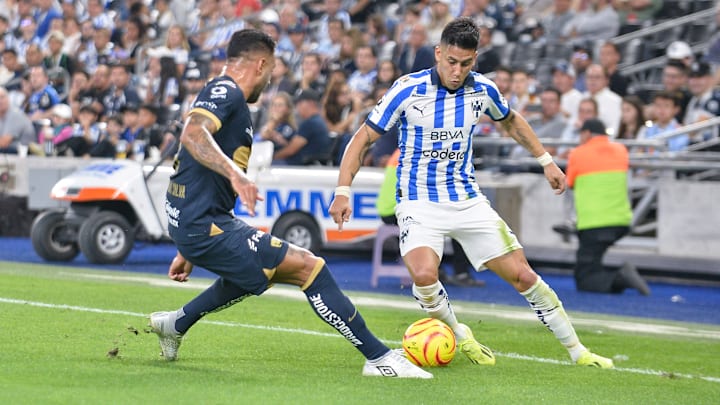 Monterrey v Pumas UNAM en la Jornada 13 del Apertura 2024