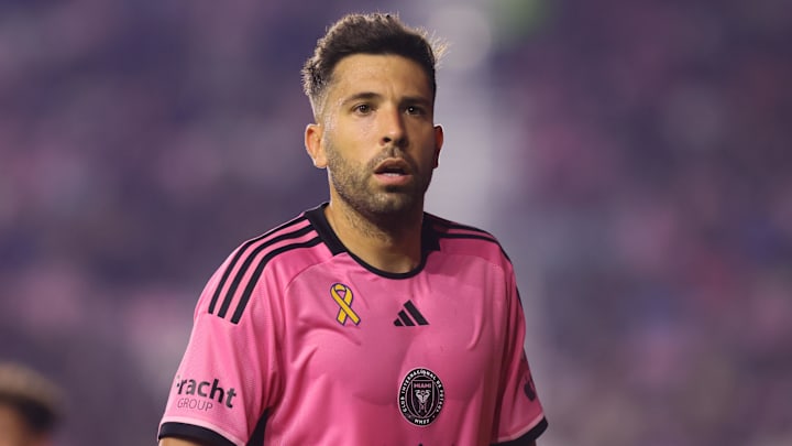 Only Lionel Messi had more assists for Miami in 2024 than Jordi Alba.