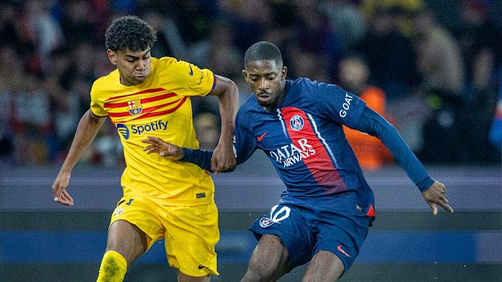 Lamine Yamal y Ousmane Dembélé se llevan 10 años de diferencia 