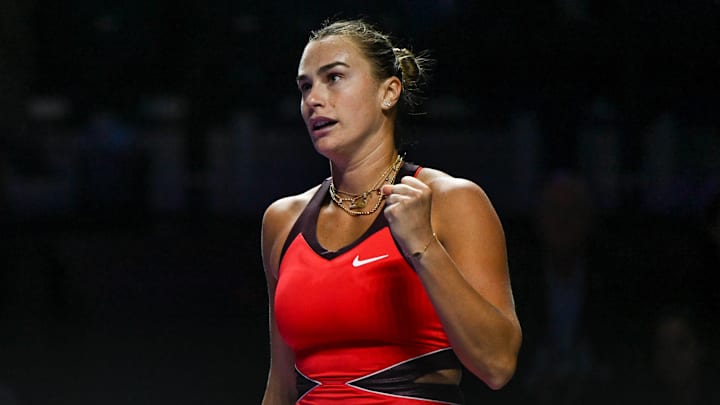 Aryna Sabalenka defeated Coco Gauff in the WTA Finals. Aryna Sabalenka defeated Coco Gauff in the WTA Finals.
