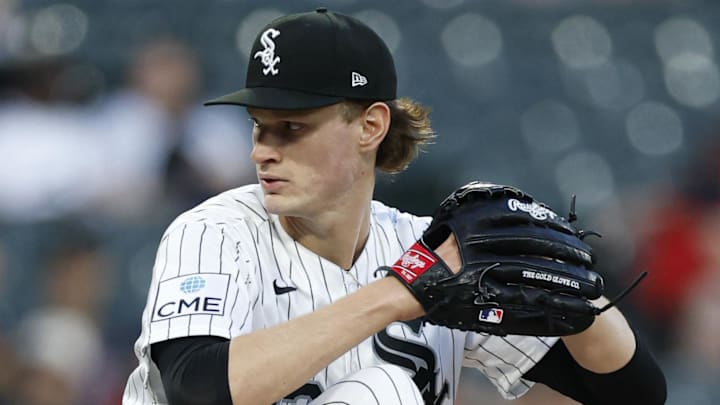 Apr 14, 2026; Chicago, Illinois, USA; Chicago White Sox starting pitcher Noah Schultz (22) delivers a pitch against the Tampa Bay Rays during the first inning at Rate Field. Mandatory Credit: Kamil Krzaczynski-Imagn Images Apr 14, 2026; Chicago, Illinois, USA; Chicago White Sox starting pitcher Noah Schultz (22) delivers a pitch against the Tampa Bay Rays during the first inning at Rate Field. Mandatory Credit: Kamil Krzaczynski-Imagn Images