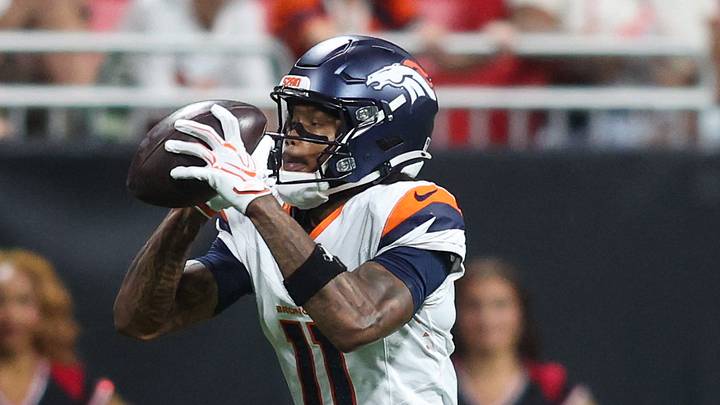Denver Broncos wide receiver Troy Franklin 