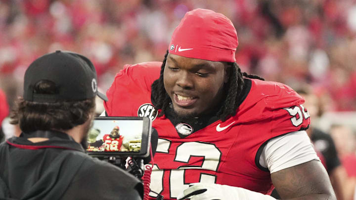 Georgia Bulldogs defensive lineman Christen Miller 