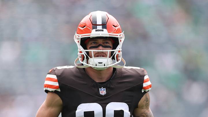 Cleveland Browns wide receiver Kaden Davis (89) Cleveland Browns wide receiver Kaden Davis (89)