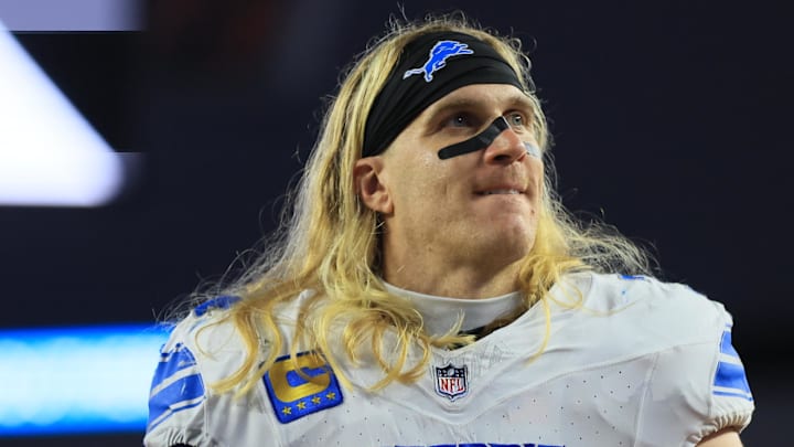 Detroit Lions middle linebacker Alex Anzalone (34). Detroit Lions middle linebacker Alex Anzalone (34).