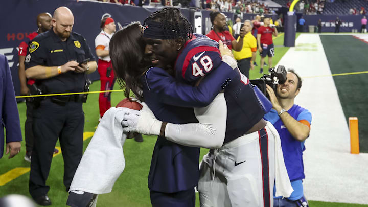 Houston Texans linebacker Christian Harris 