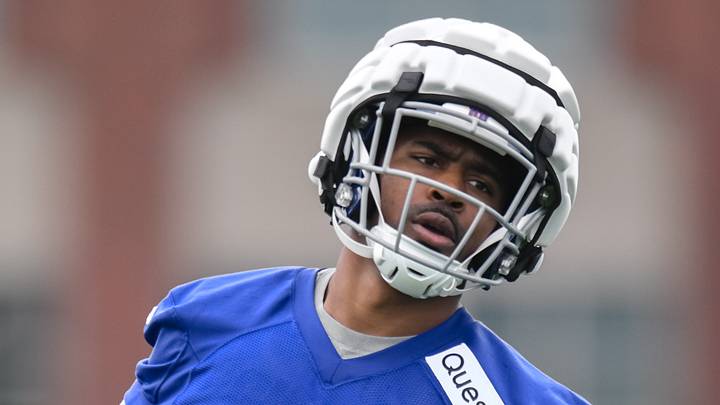  New York Giants running back Damon Bankston