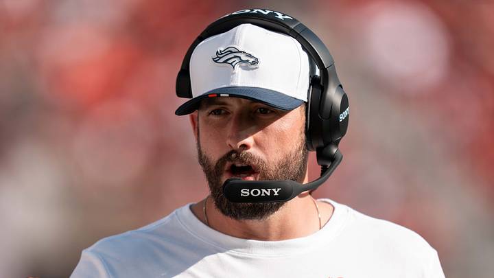 Denver Broncos offensive coach Davis Webb