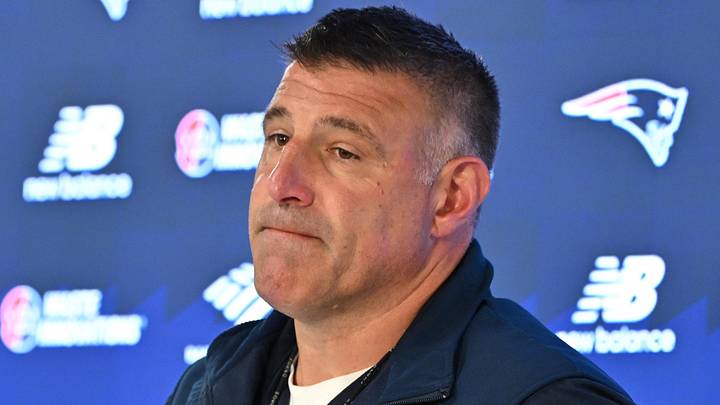 Jun 9, 2026; Foxborough, MA, USA; New England Patriots head coach Mike Vrabel holds a press conference before the start of minicamp practice at Gillette Stadium. Mandatory Credit: Eric Canha-Imagn Images Jun 9, 2026; Foxborough, MA, USA; New England Patriots head coach Mike Vrabel holds a press conference before the start of minicamp practice at Gillette Stadium. Mandatory Credit: Eric Canha-Imagn Images