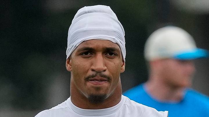 Carolina Panthers running back Chuba Hubbard Carolina Panthers running back Chuba Hubbard