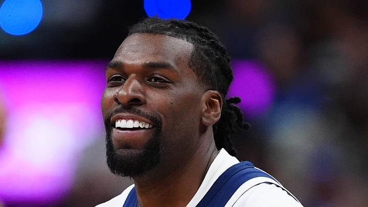 Apr 20, 2026; Denver, Colorado, USA; Minnesota Timberwolves center Naz Reid (11) reacts before the game against the Denver Nuggets during game two of the first round of the 2026 NBA Playoffs at Ball Arena. Mandatory Credit: Ron Chenoy-Imagn Images