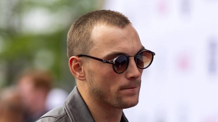 Indianapolis Colts wide receiver Alec Pierce on the red carpet prior to the 110th running of the Indianapolis 500