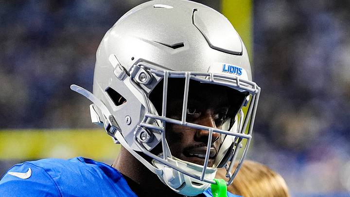 Detroit Lions cornerback Terrion Arnold (6). Detroit Lions cornerback Terrion Arnold (6).