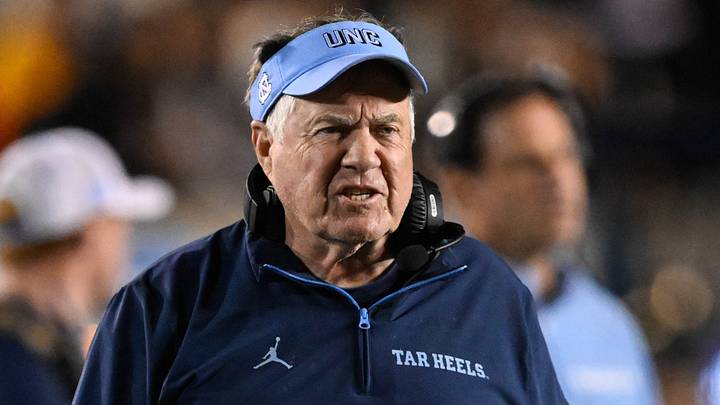 Oct 17, 2025; Berkeley, California, USA; North Carolina Tar Heels head coach Bill Belichick reacts against the California Golden Bears in the first quarter at California Memorial Stadium. Mandatory Credit: Eakin Howard-Imagn Images Oct 17, 2025; Berkeley, California, USA; North Carolina Tar Heels head coach Bill Belichick reacts against the California Golden Bears in the first quarter at California Memorial Stadium. Mandatory Credit: Eakin Howard-Imagn Images