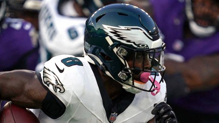 Philadelphia Eagles running back Tank Bigsby Philadelphia Eagles running back Tank Bigsby