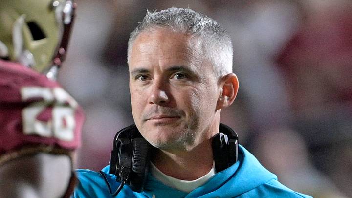 Nov 1, 2025; Tallahassee, Florida, USA; Florida State Seminoles head coach Mike Norvell celebrates a touchdown during the fourth quarter against the Wake Forest Demon Deacons at Doak S. Campbell Stadium. Mandatory Credit: Melina Myers-Imagn Images Nov 1, 2025; Tallahassee, Florida, USA; Florida State Seminoles head coach Mike Norvell celebrates a touchdown during the fourth quarter against the Wake Forest Demon Deacons at Doak S. Campbell Stadium. Mandatory Credit: Melina Myers-Imagn Images