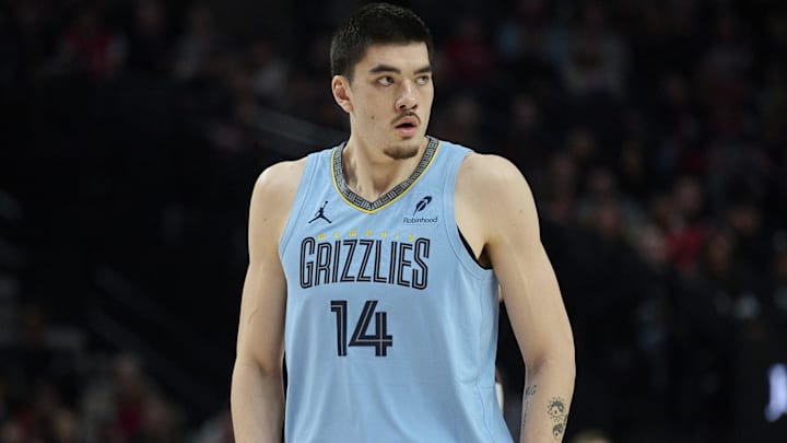 Memphis Grizzlies center Zach Edey (14)