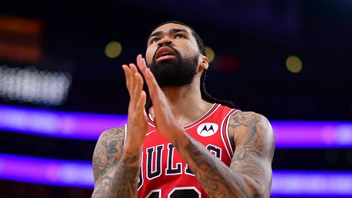 Mar 12, 2026; Los Angeles, California, USA; Chicago Bulls center Nick Richards (13) reacts during the second half at Crypto.com Arena. Mandatory Credit: Gary A. Vasquez-Imagn Images Mar 12, 2026; Los Angeles, California, USA; Chicago Bulls center Nick Richards (13) reacts during the second half at Crypto.com Arena. Mandatory Credit: Gary A. Vasquez-Imagn Images