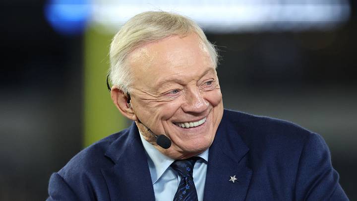 Dallas Cowboys owner Jerry Jones talks before the game against the Arizona Cardinals. Dallas Cowboys owner Jerry Jones talks before the game against the Arizona Cardinals.