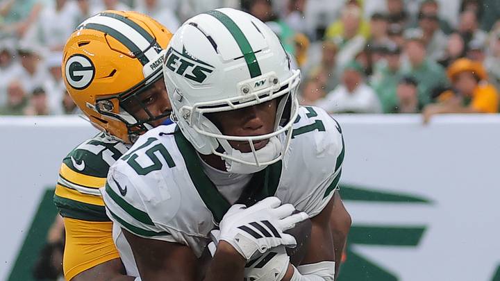 New York Jets wide receiver Adonai Mitchell New York Jets wide receiver Adonai Mitchell