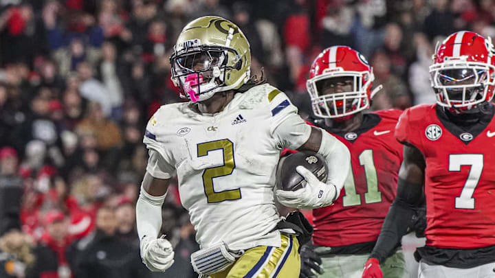 Georgia Tech Yellow Jackets wide receiver Eric Singleton Jr. (2)