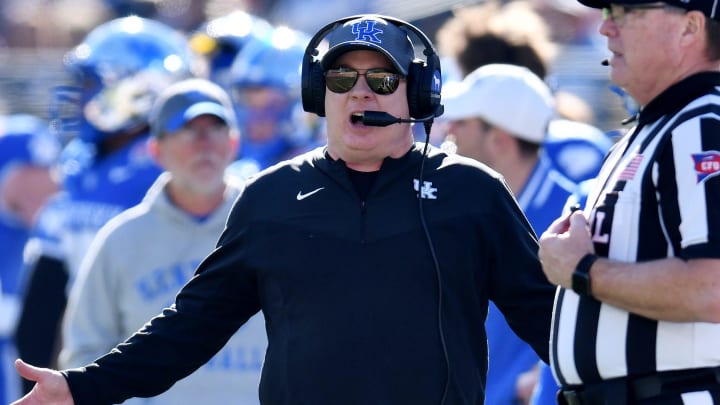 Kentucky football coach Mark Stoops admits that Texas A&M 'aggressively' pursued him to replace Jimbo Fisher as head coach.
