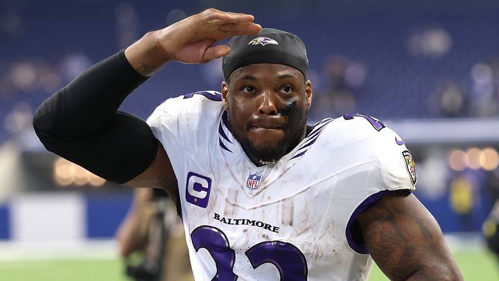 Baltimore Ravens running back Derrick Henry